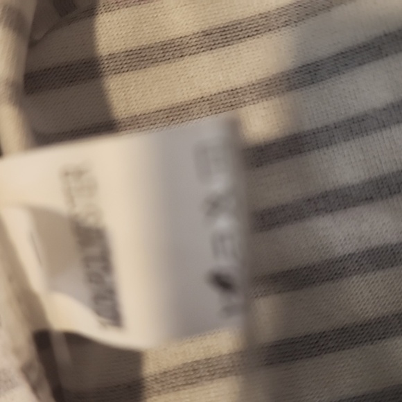 Striped, Leopard Print and Satin Round Neck Top - Picture 3 of 4